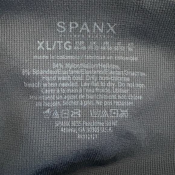 Spanx Look At Me Now Black Camo Leggings Size XL High Rise Seamless - Picture 5 of 5